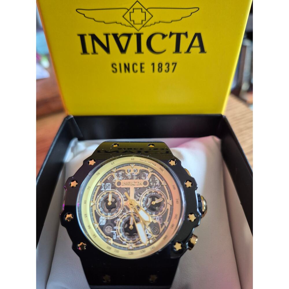 Invicta Racing Vaulthan Men's Watch 44mm Black